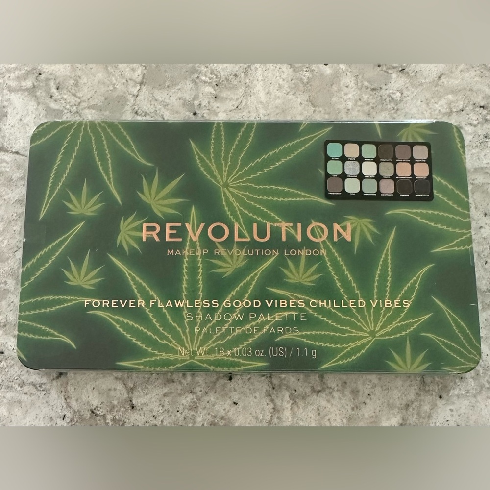 Revolution Forever Flawless Good Vibes Chilled Vibes Eyeshadow Palette (Sealed)
